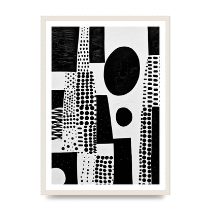 Monochromatic Abstract Minimalist Patterns