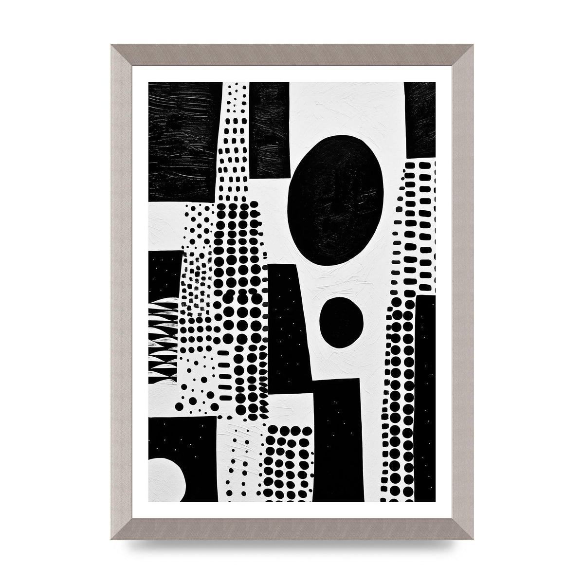 Monochromatic Abstract Minimalist Patterns