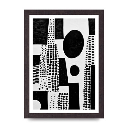Monochromatic Abstract Minimalist Patterns