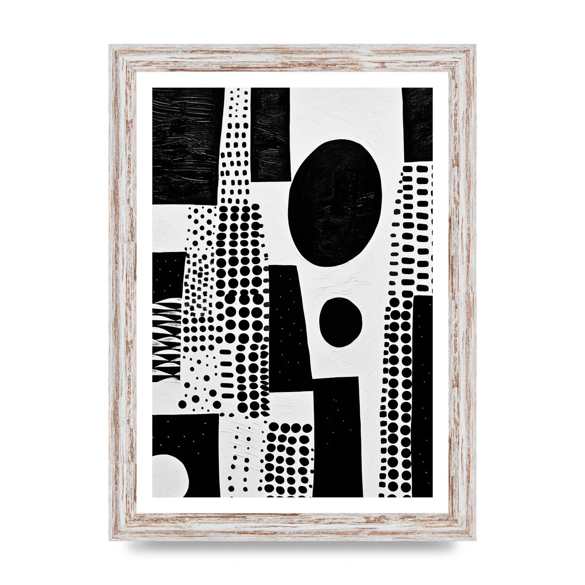 Monochromatic Abstract Minimalist Patterns
