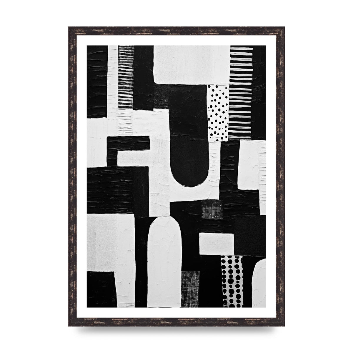 Intricate Monochrome Minimalistic Art