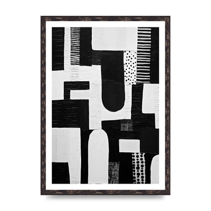 Intricate Monochrome Minimalistic Art