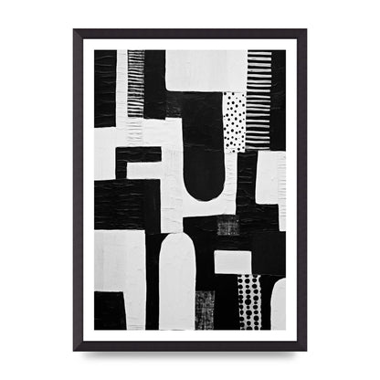 Intricate Monochrome Minimalistic Art