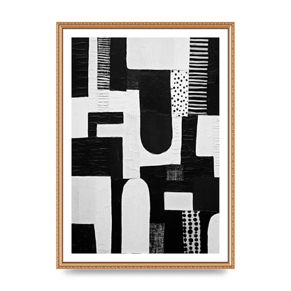 Intricate Monochrome Minimalistic Art