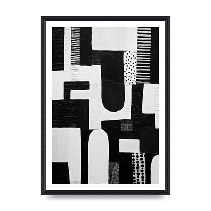 Intricate Monochrome Minimalistic Art