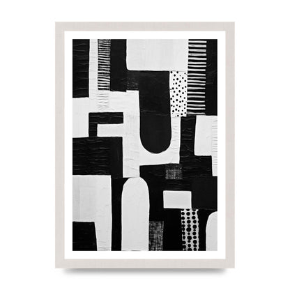 Intricate Monochrome Minimalistic Art