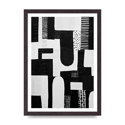Intricate Monochrome Minimalistic Art