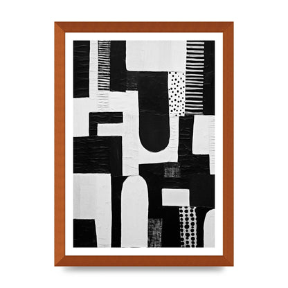Intricate Monochrome Minimalistic Art