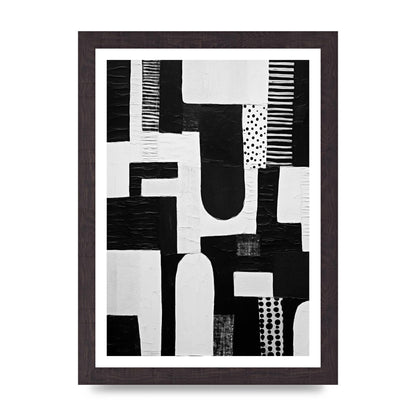 Intricate Monochrome Minimalistic Art