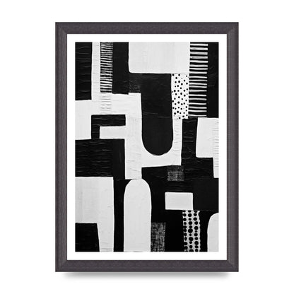 Intricate Monochrome Minimalistic Art