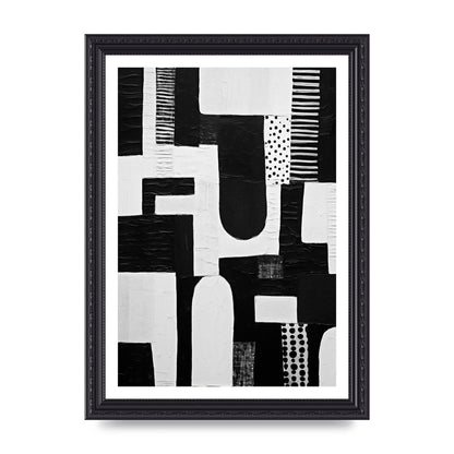 Intricate Monochrome Minimalistic Art