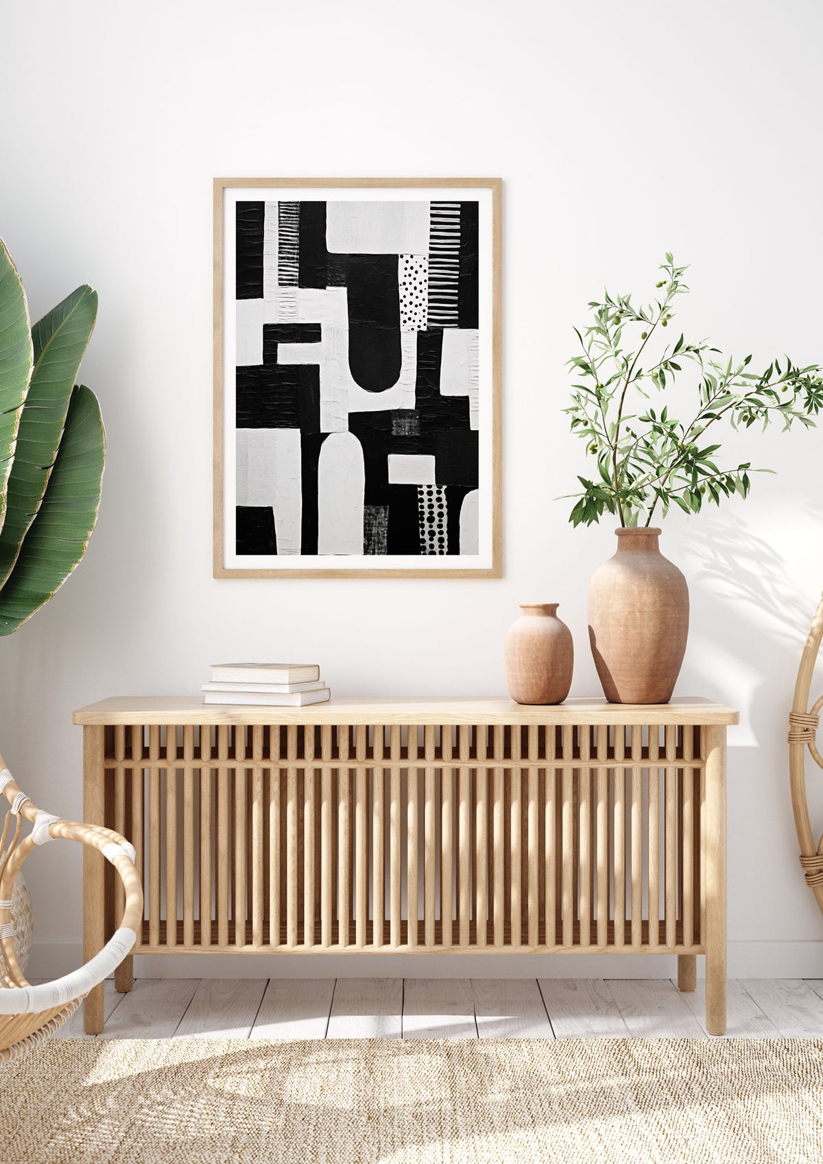Intricate Monochrome Minimalistic Art