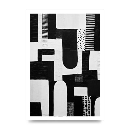 Intricate Monochrome Minimalistic Art