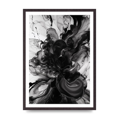 Organic Shapes in Black and White Art