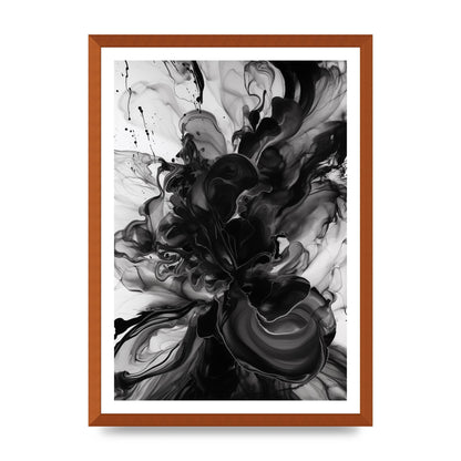 Organic Shapes in Black and White Art
