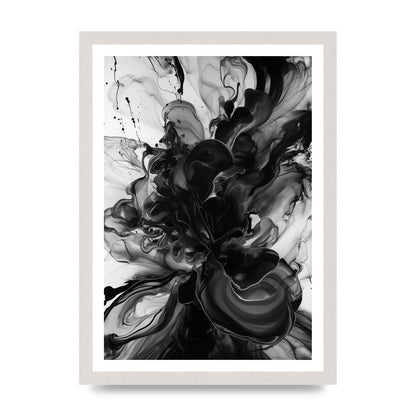 Organic Shapes in Black and White Art