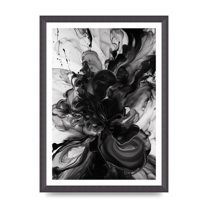 Organic Shapes in Black and White Art