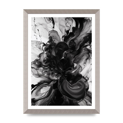 Organic Shapes in Black and White Art