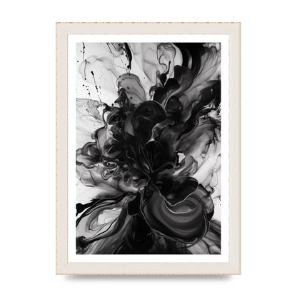 Organic Shapes in Black and White Art