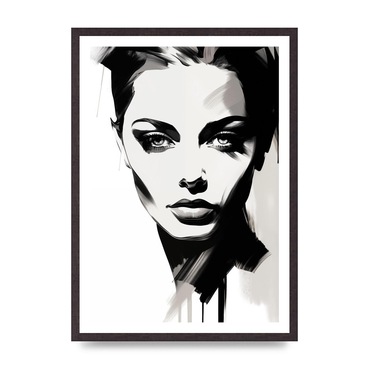Simple and Elegant Abstract Portrait