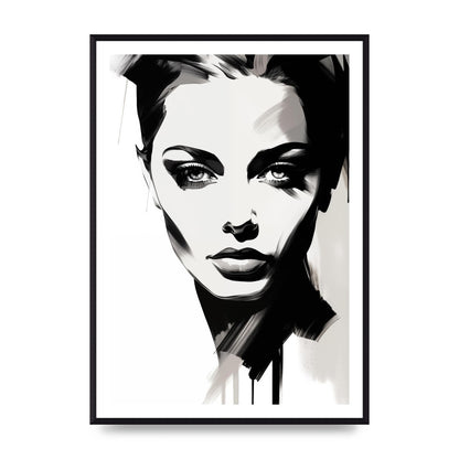 Simple and Elegant Abstract Portrait