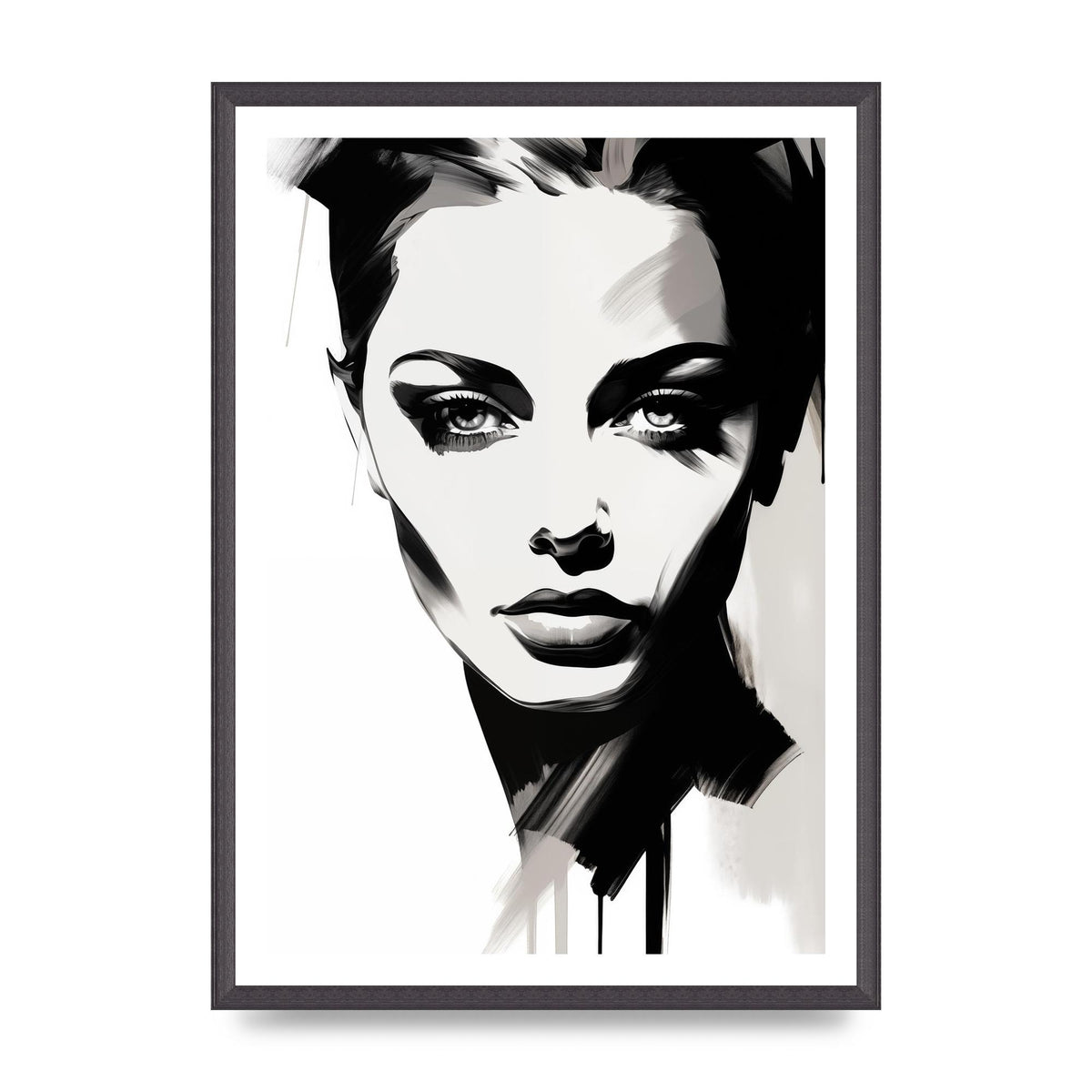 Simple and Elegant Abstract Portrait