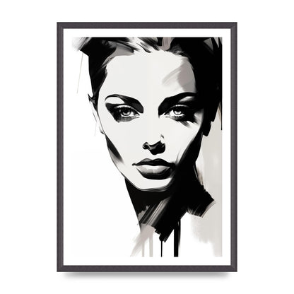 Simple and Elegant Abstract Portrait