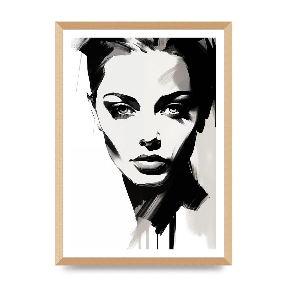 Simple and Elegant Abstract Portrait