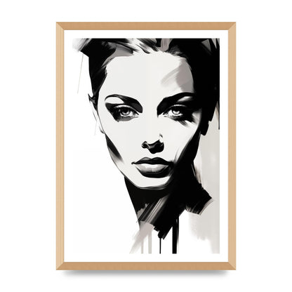 Simple and Elegant Abstract Portrait