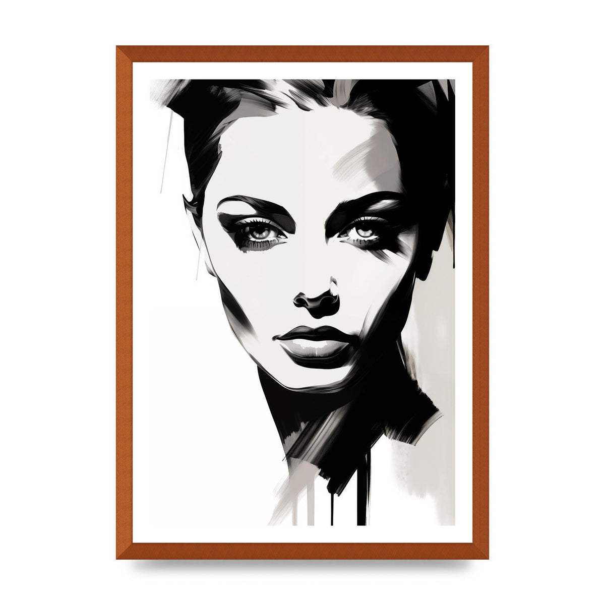 Simple and Elegant Abstract Portrait
