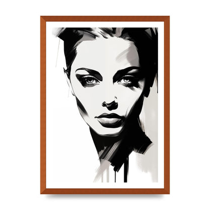 Simple and Elegant Abstract Portrait