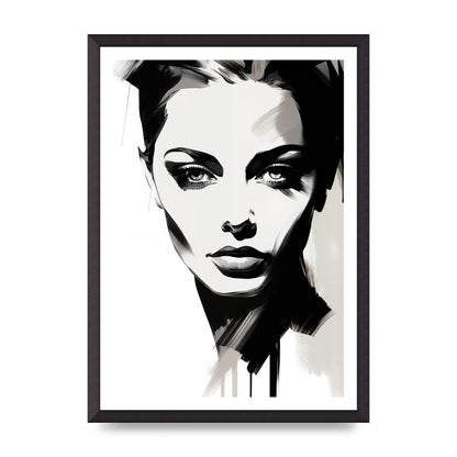 Simple and Elegant Abstract Portrait