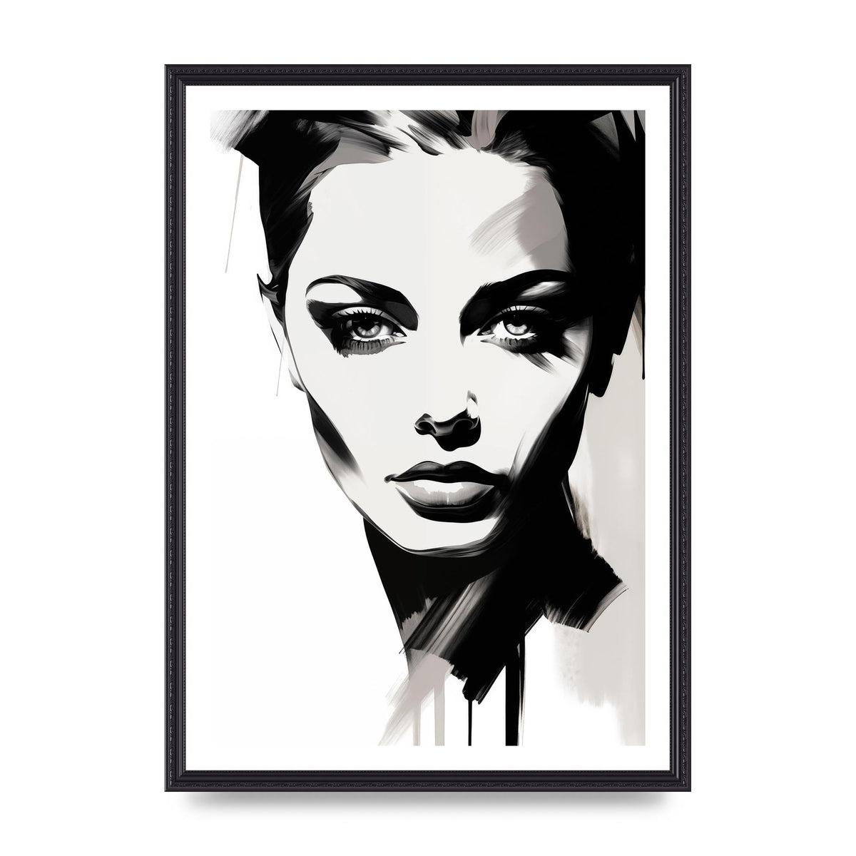 Simple and Elegant Abstract Portrait