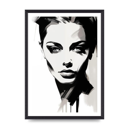 Simple and Elegant Abstract Portrait