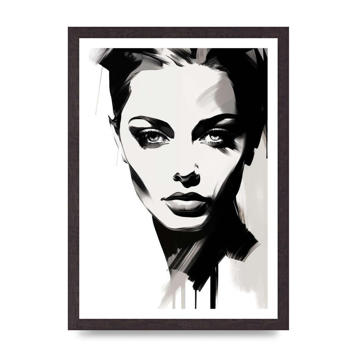 Simple and Elegant Abstract Portrait