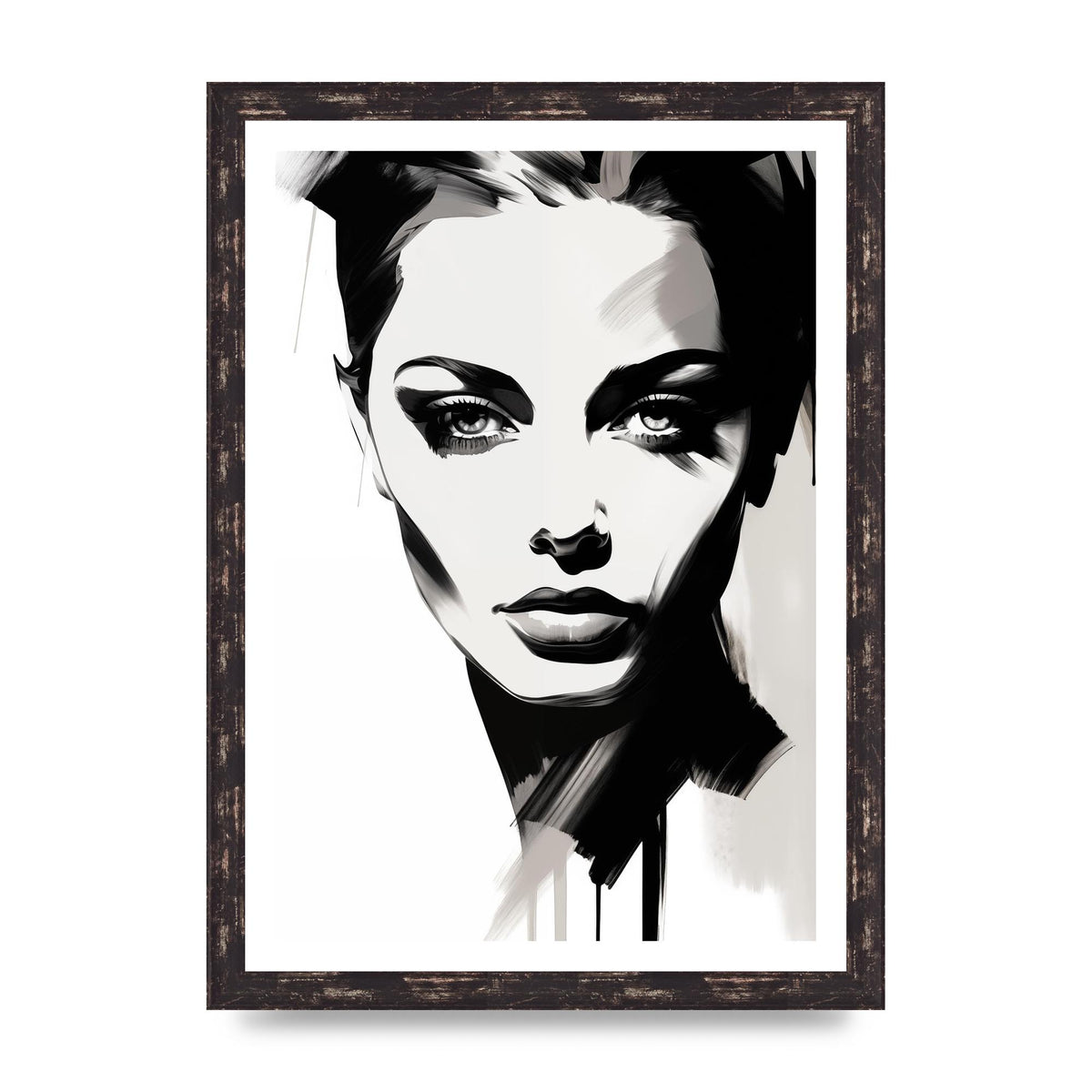 Simple and Elegant Abstract Portrait