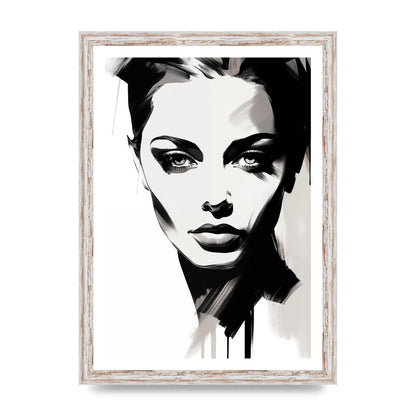 Simple and Elegant Abstract Portrait
