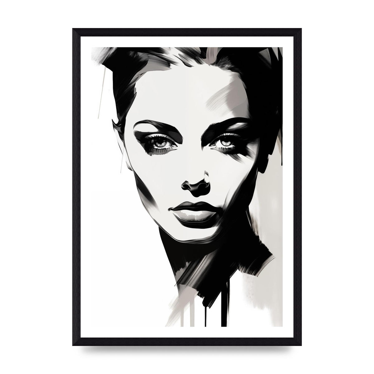 Simple and Elegant Abstract Portrait