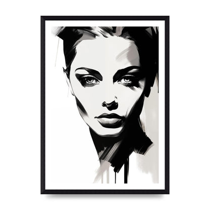 Simple and Elegant Abstract Portrait
