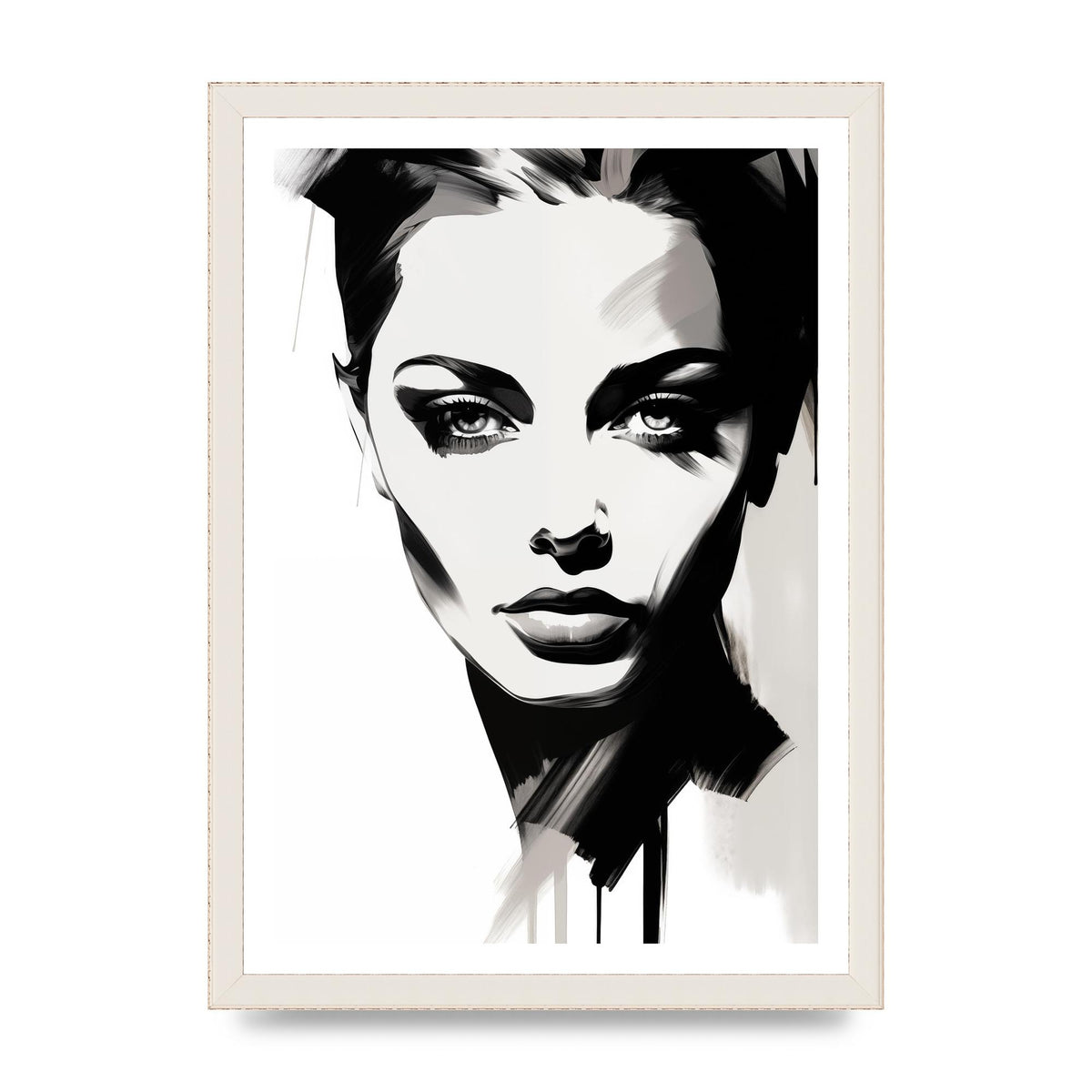 Simple and Elegant Abstract Portrait