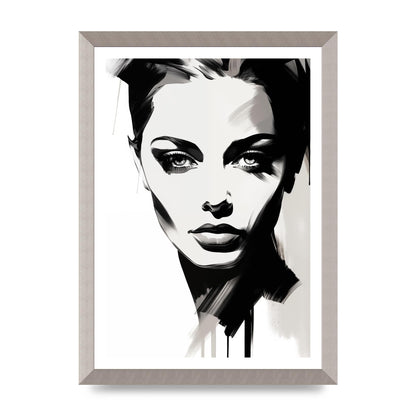 Simple and Elegant Abstract Portrait