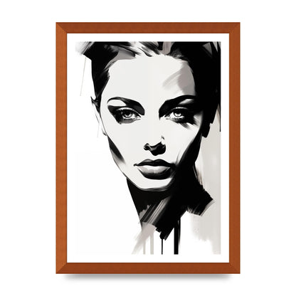 Simple and Elegant Abstract Portrait
