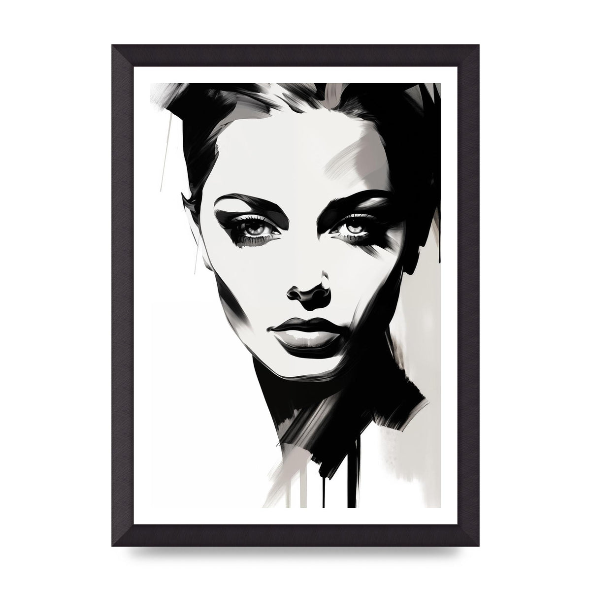 Simple and Elegant Abstract Portrait