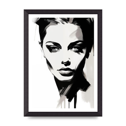 Simple and Elegant Abstract Portrait