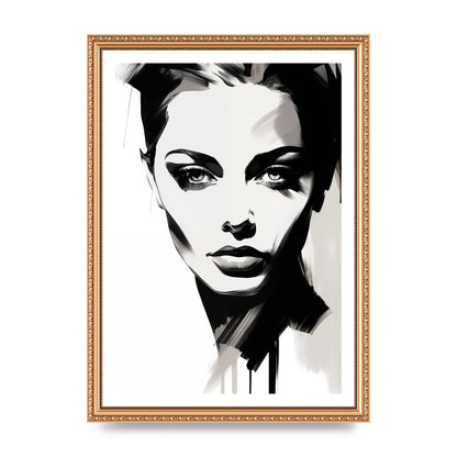Simple and Elegant Abstract Portrait