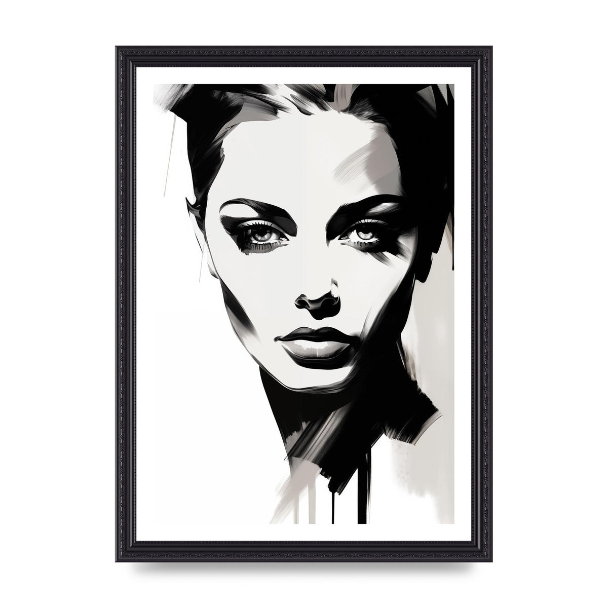 Simple and Elegant Abstract Portrait