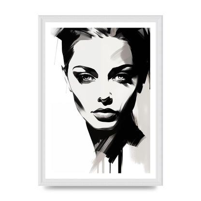 Simple and Elegant Abstract Portrait
