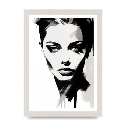 Simple and Elegant Abstract Portrait