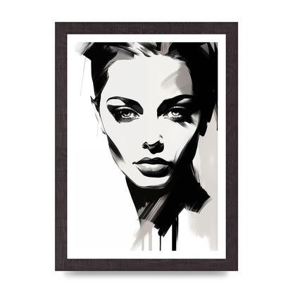 Simple and Elegant Abstract Portrait