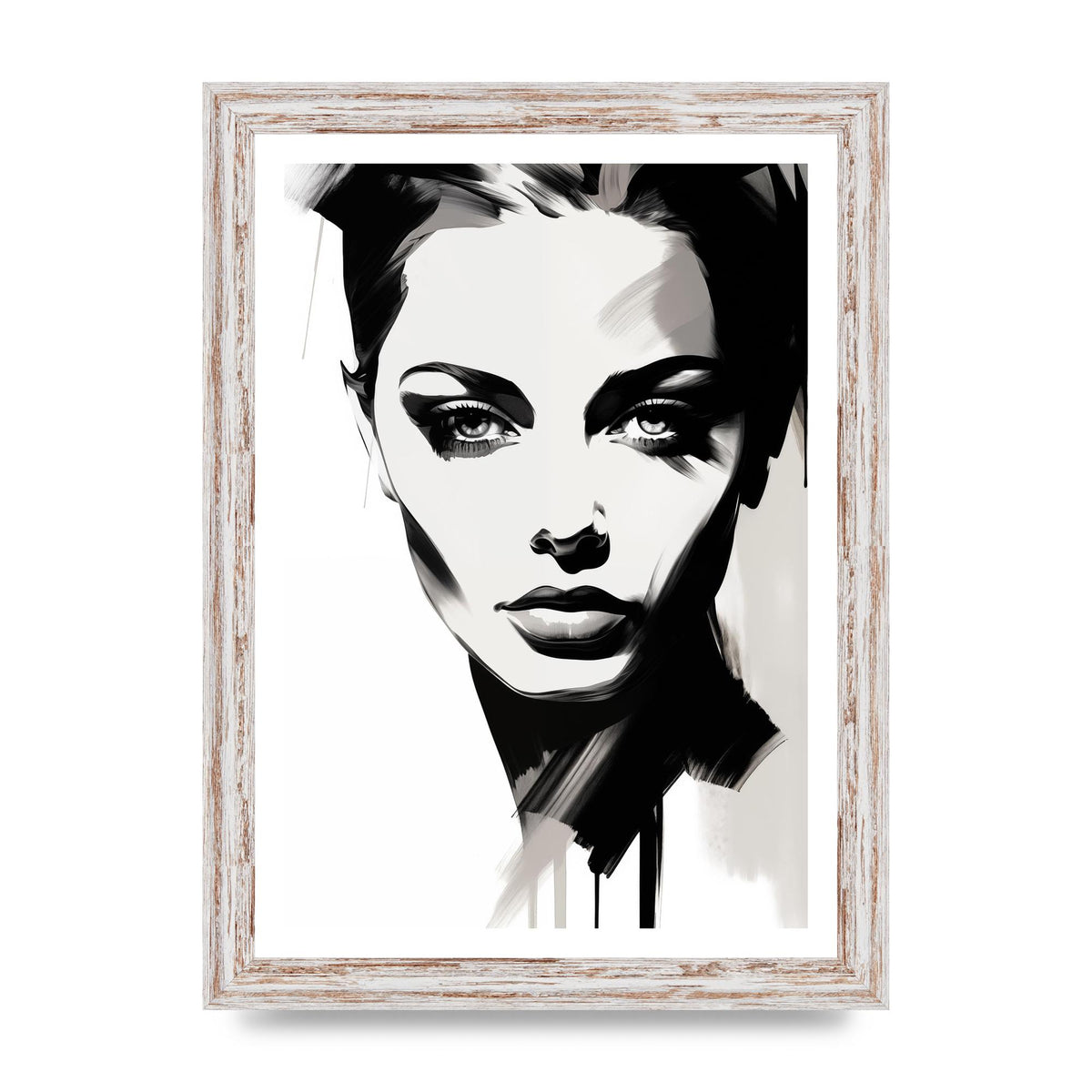Simple and Elegant Abstract Portrait